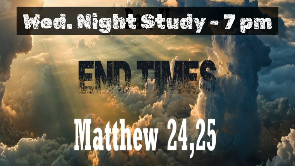 Image for Wed. Night Matthew Bible Study