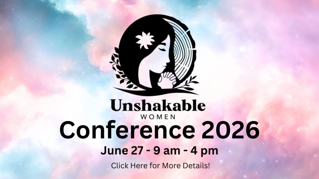 Homepage image for the 2026 Unshakable Women's Conference in Burnet, Texas