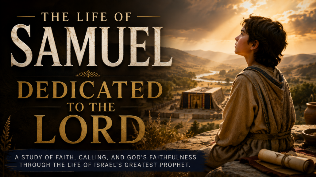 The Life of Samuel: Dedicated to the Lord