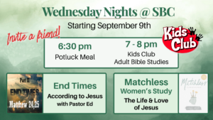 Image for 2026 Fall Wednesday Nights at SBC